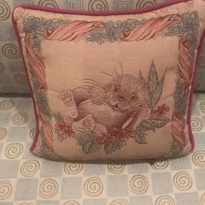 Vintage rabbit pillow